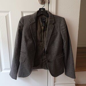 J.Crew wool houndstooth blazer - size 0